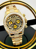 Role_x Oyster Perpetual Tiger Gold Stainless Steel