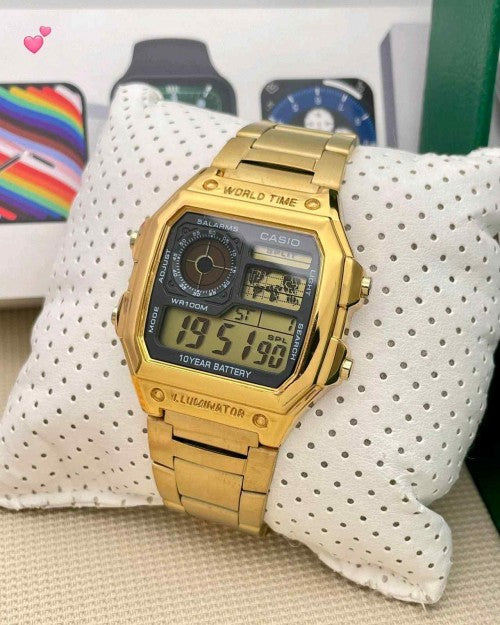 CASIO_ ILLUMINATOR FULL GOLD
