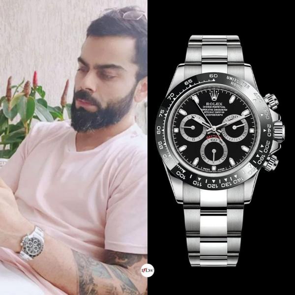 Role_x Oyster Perpetual Daytona Chosmograph Black Dial Virat Kohli Edition 2.o